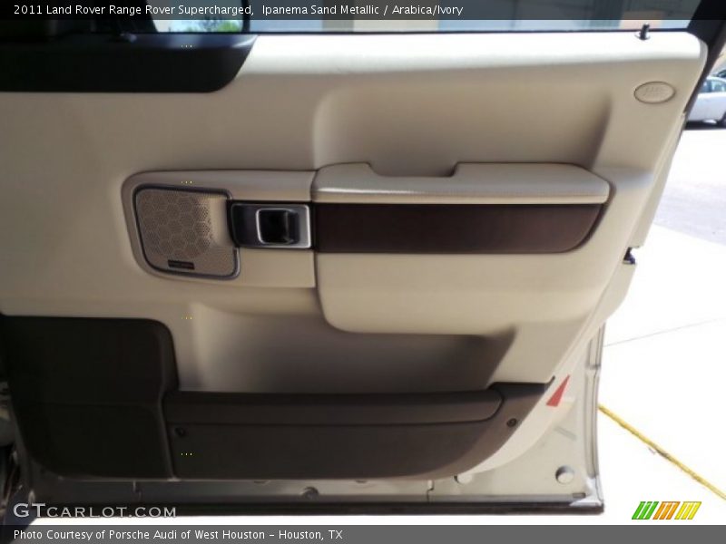 Ipanema Sand Metallic / Arabica/Ivory 2011 Land Rover Range Rover Supercharged