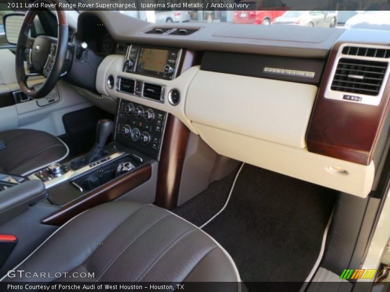 Ipanema Sand Metallic / Arabica/Ivory 2011 Land Rover Range Rover Supercharged