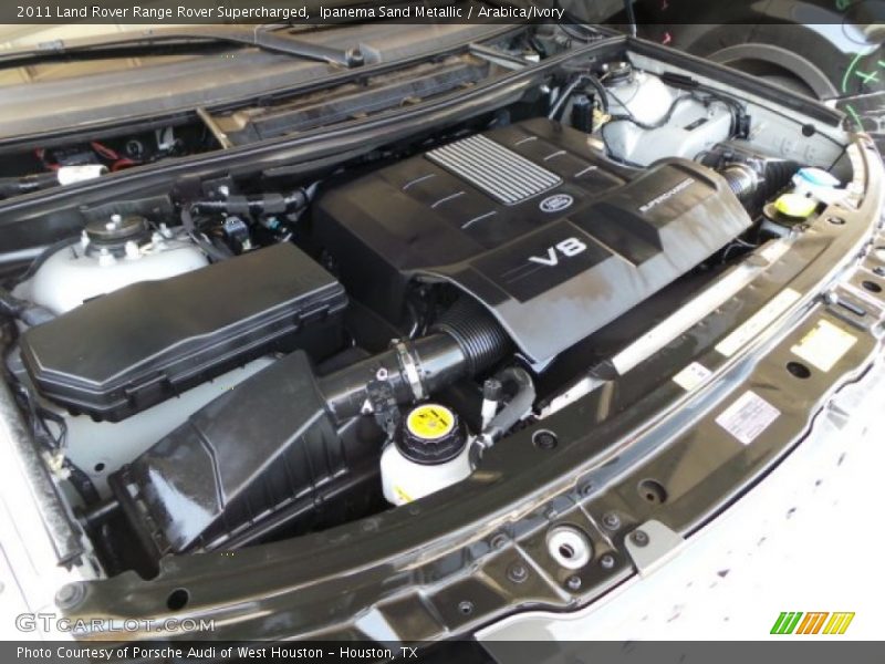 Ipanema Sand Metallic / Arabica/Ivory 2011 Land Rover Range Rover Supercharged