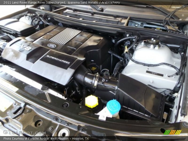 Ipanema Sand Metallic / Arabica/Ivory 2011 Land Rover Range Rover Supercharged