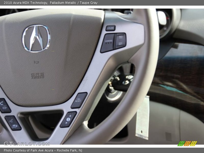 Palladium Metallic / Taupe Gray 2010 Acura MDX Technology