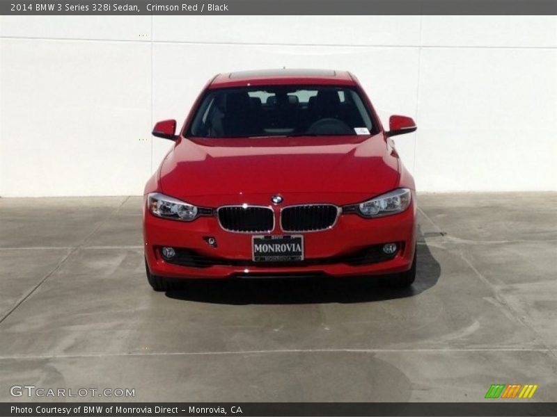 Crimson Red / Black 2014 BMW 3 Series 328i Sedan