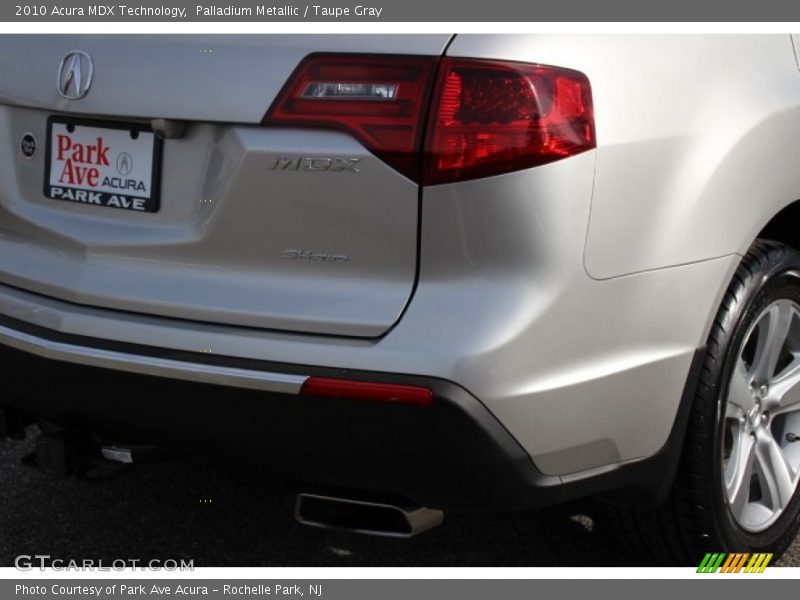 Palladium Metallic / Taupe Gray 2010 Acura MDX Technology