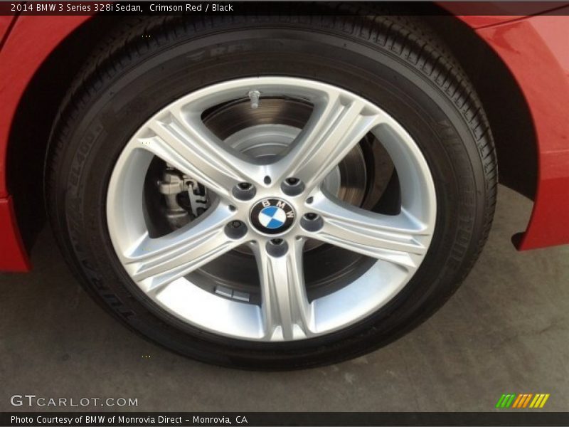 Crimson Red / Black 2014 BMW 3 Series 328i Sedan
