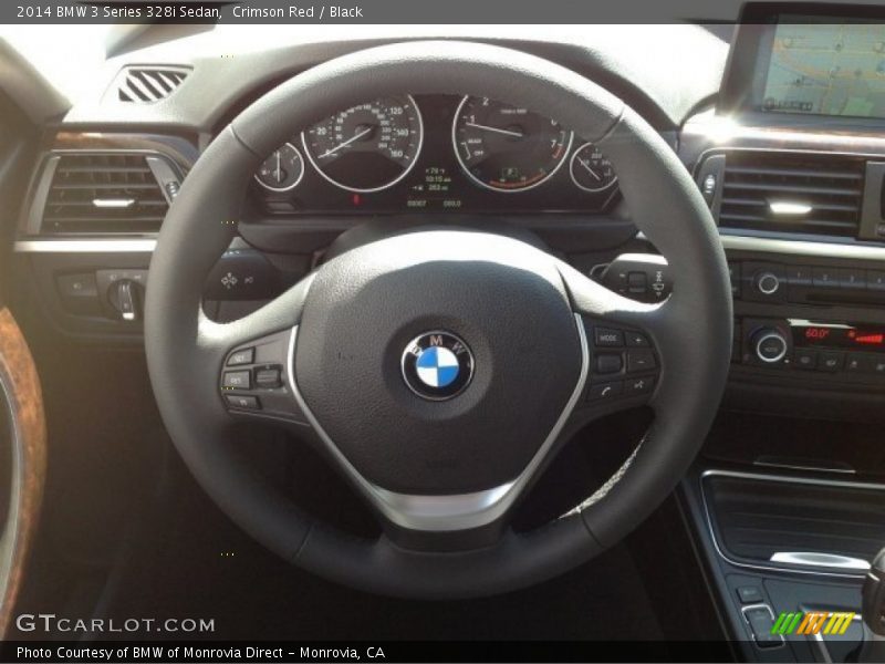 Crimson Red / Black 2014 BMW 3 Series 328i Sedan