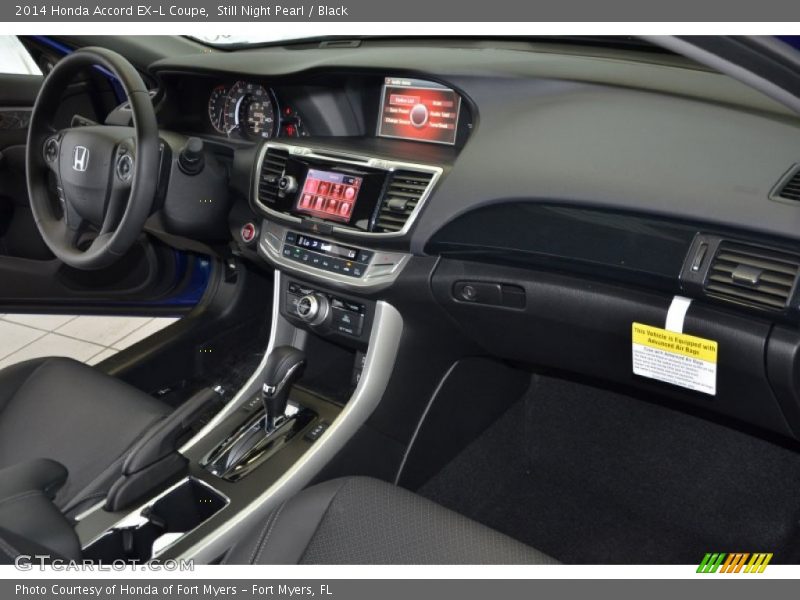 Still Night Pearl / Black 2014 Honda Accord EX-L Coupe