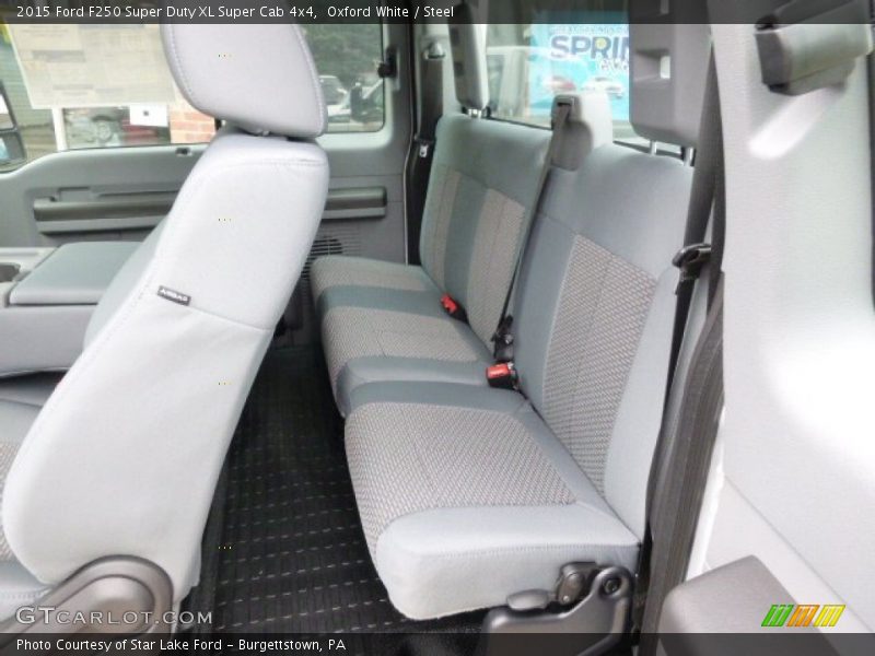 Rear Seat of 2015 F250 Super Duty XL Super Cab 4x4