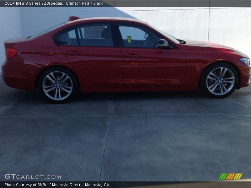 Crimson Red / Black 2014 BMW 3 Series 328i Sedan