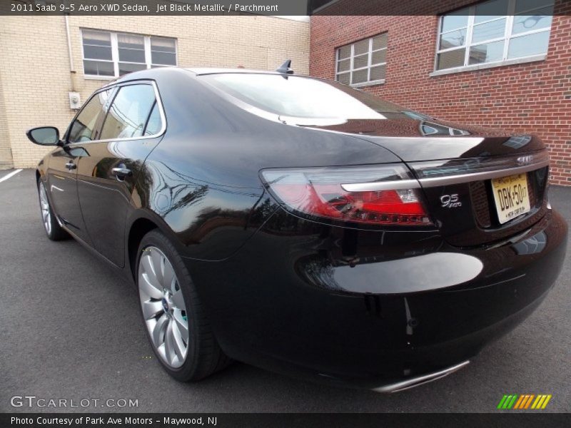 Jet Black Metallic / Parchment 2011 Saab 9-5 Aero XWD Sedan