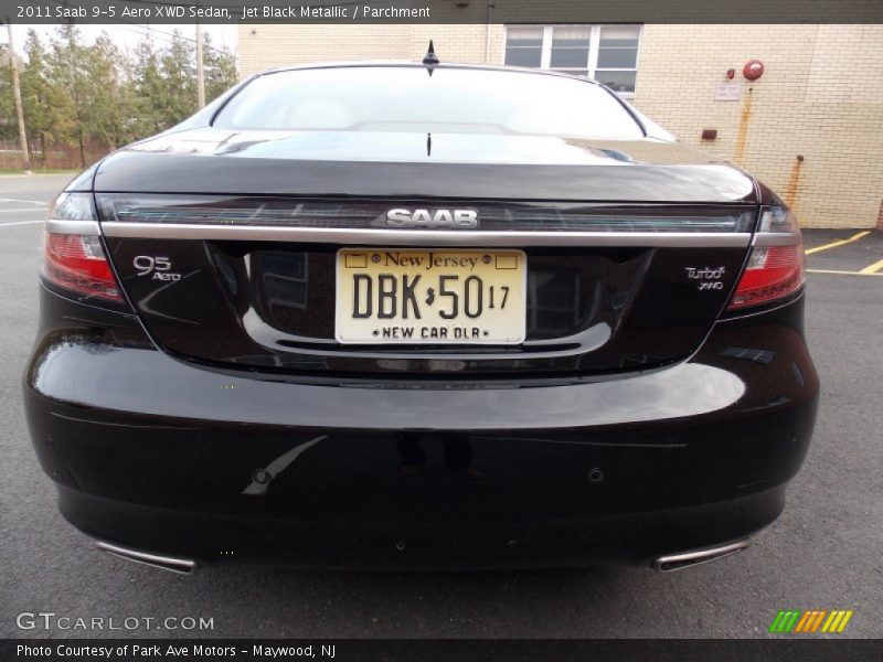 Jet Black Metallic / Parchment 2011 Saab 9-5 Aero XWD Sedan