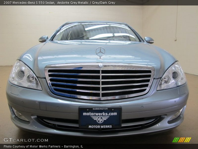 Andorite Grey Metallic / Grey/Dark Grey 2007 Mercedes-Benz S 550 Sedan