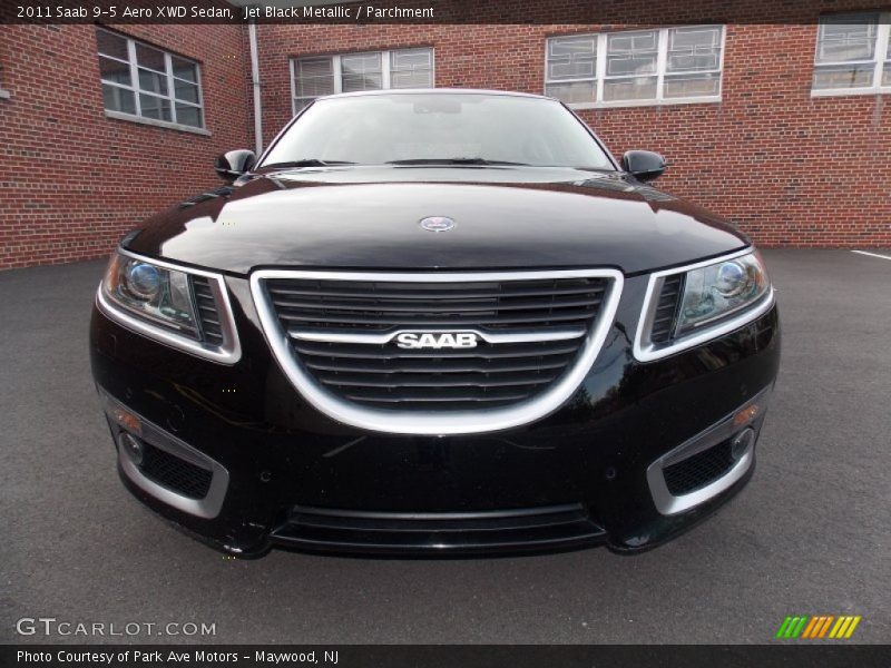 Jet Black Metallic / Parchment 2011 Saab 9-5 Aero XWD Sedan