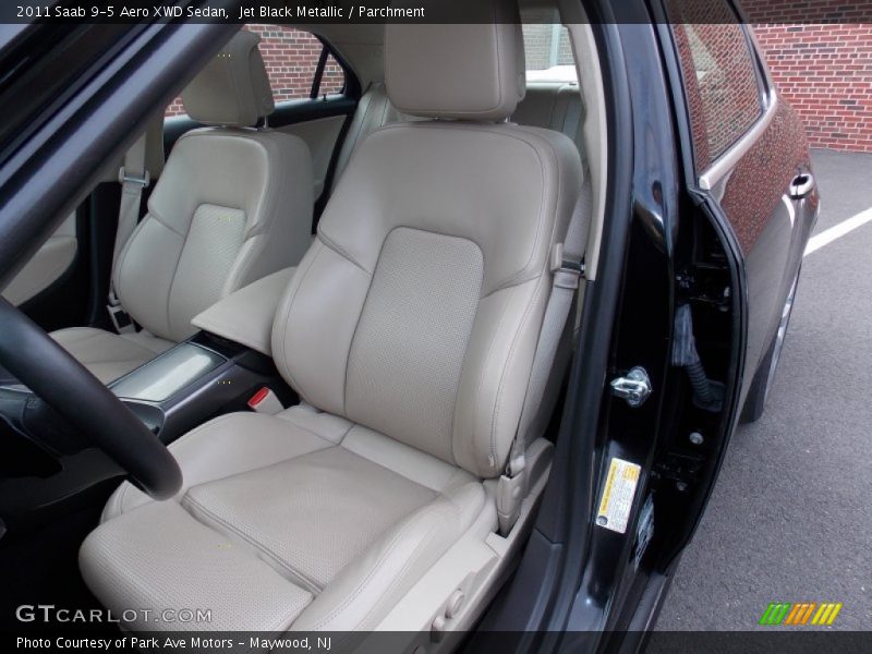 Jet Black Metallic / Parchment 2011 Saab 9-5 Aero XWD Sedan