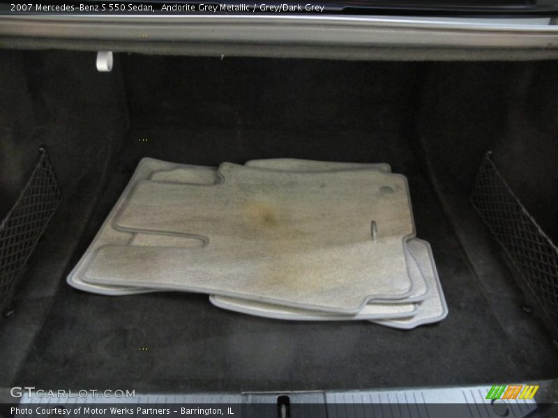Andorite Grey Metallic / Grey/Dark Grey 2007 Mercedes-Benz S 550 Sedan