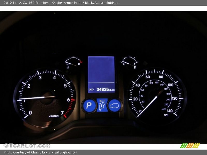 Knights Armor Pearl / Black/Auburn Bubinga 2012 Lexus GX 460 Premium