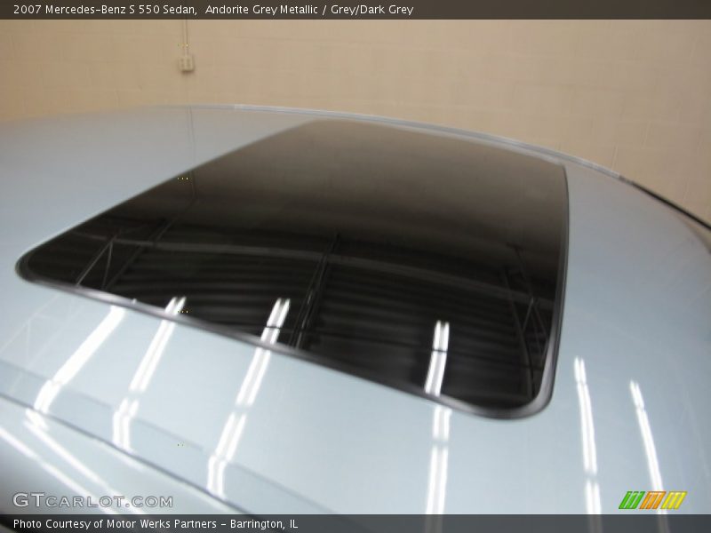 Andorite Grey Metallic / Grey/Dark Grey 2007 Mercedes-Benz S 550 Sedan