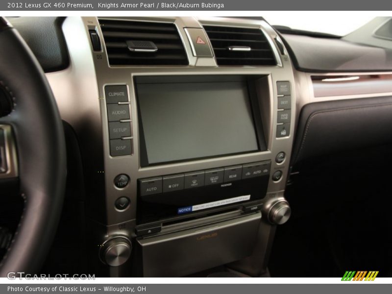 Knights Armor Pearl / Black/Auburn Bubinga 2012 Lexus GX 460 Premium