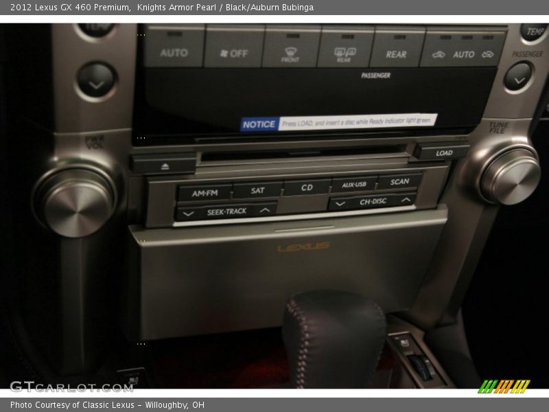 Knights Armor Pearl / Black/Auburn Bubinga 2012 Lexus GX 460 Premium