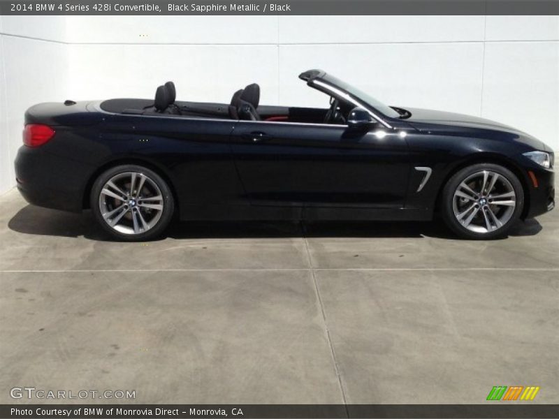  2014 4 Series 428i Convertible Black Sapphire Metallic
