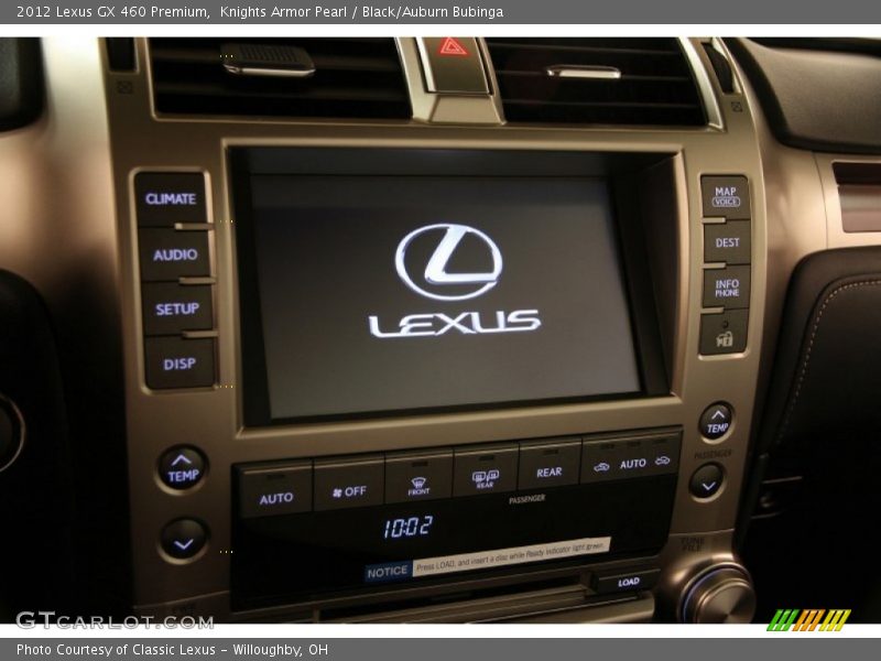 Knights Armor Pearl / Black/Auburn Bubinga 2012 Lexus GX 460 Premium