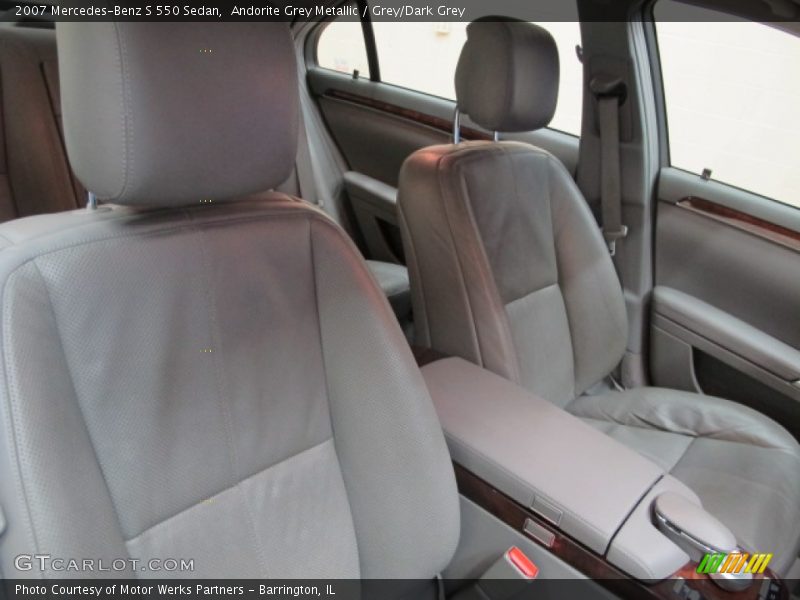 Andorite Grey Metallic / Grey/Dark Grey 2007 Mercedes-Benz S 550 Sedan