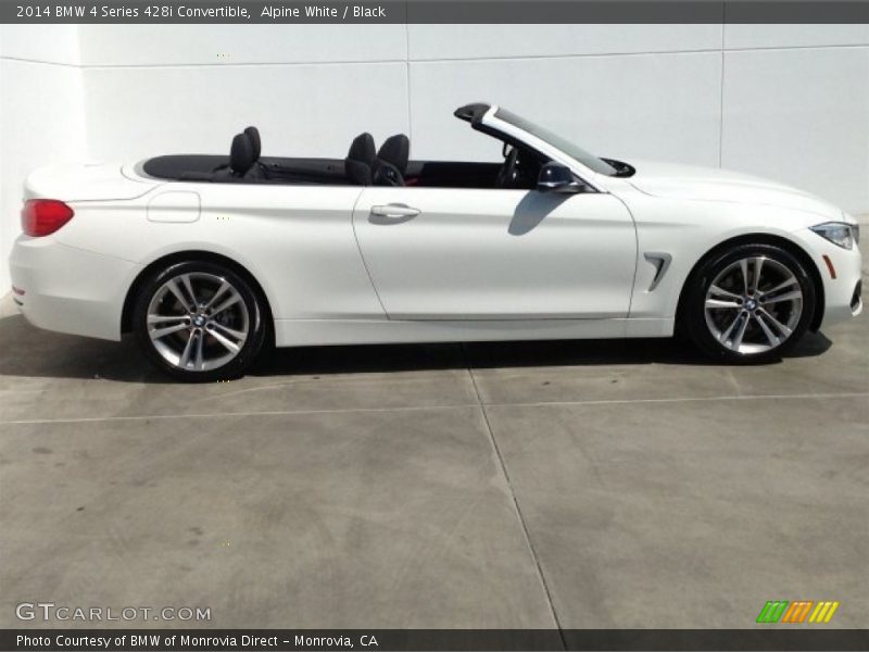 Alpine White / Black 2014 BMW 4 Series 428i Convertible