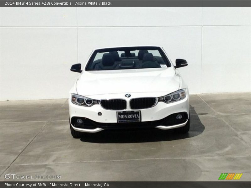 Alpine White / Black 2014 BMW 4 Series 428i Convertible