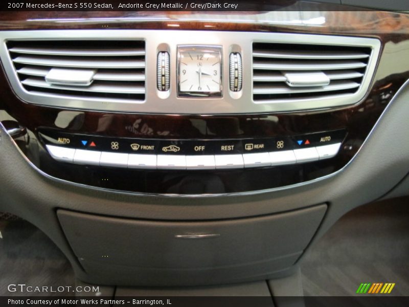 Andorite Grey Metallic / Grey/Dark Grey 2007 Mercedes-Benz S 550 Sedan