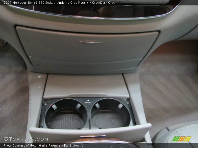 Andorite Grey Metallic / Grey/Dark Grey 2007 Mercedes-Benz S 550 Sedan
