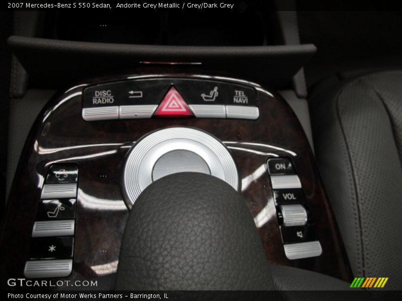Andorite Grey Metallic / Grey/Dark Grey 2007 Mercedes-Benz S 550 Sedan