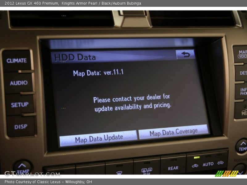 Knights Armor Pearl / Black/Auburn Bubinga 2012 Lexus GX 460 Premium