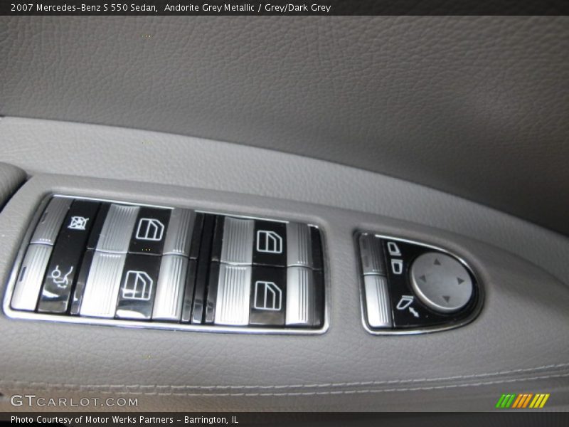 Andorite Grey Metallic / Grey/Dark Grey 2007 Mercedes-Benz S 550 Sedan