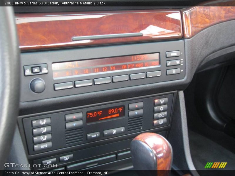 Anthracite Metallic / Black 2001 BMW 5 Series 530i Sedan