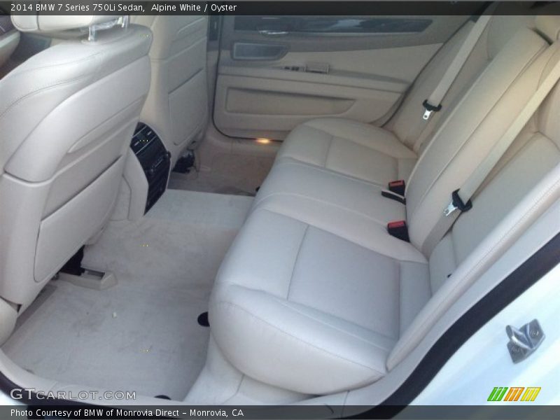 Alpine White / Oyster 2014 BMW 7 Series 750Li Sedan