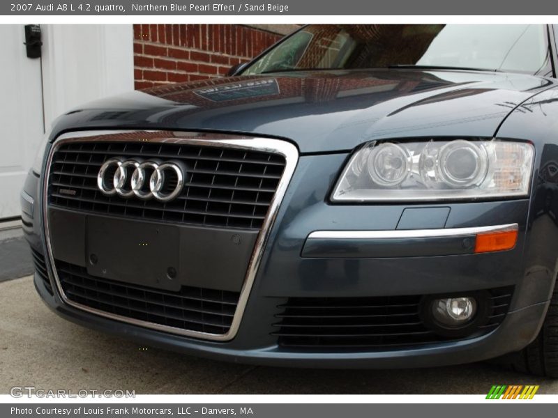 Northern Blue Pearl Effect / Sand Beige 2007 Audi A8 L 4.2 quattro