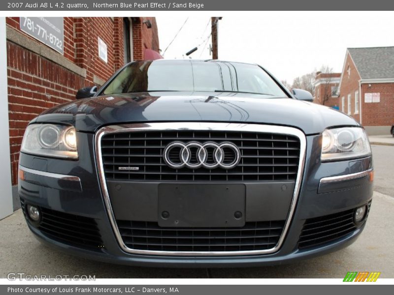 Northern Blue Pearl Effect / Sand Beige 2007 Audi A8 L 4.2 quattro
