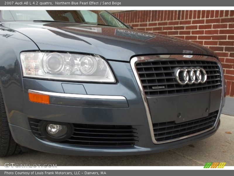 Northern Blue Pearl Effect / Sand Beige 2007 Audi A8 L 4.2 quattro
