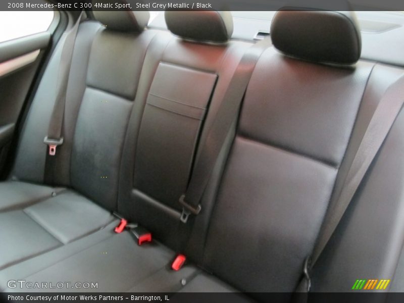 Steel Grey Metallic / Black 2008 Mercedes-Benz C 300 4Matic Sport