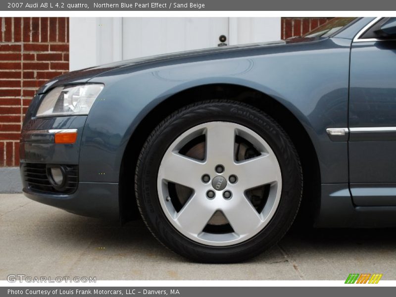 Northern Blue Pearl Effect / Sand Beige 2007 Audi A8 L 4.2 quattro