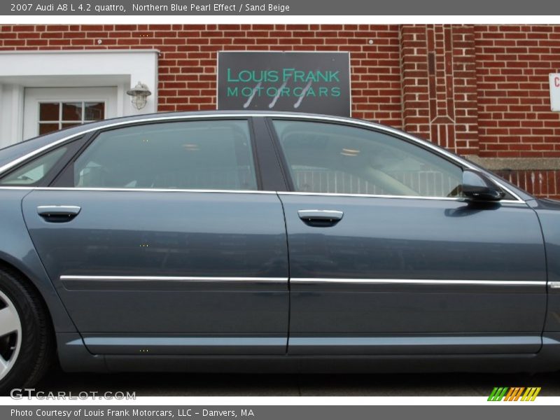 Northern Blue Pearl Effect / Sand Beige 2007 Audi A8 L 4.2 quattro