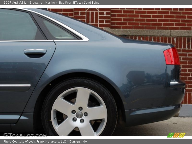 Northern Blue Pearl Effect / Sand Beige 2007 Audi A8 L 4.2 quattro