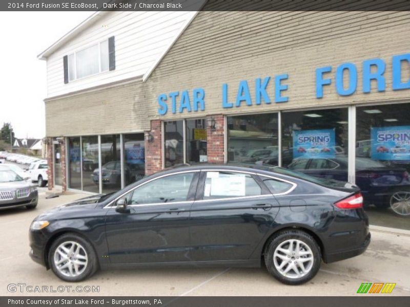 Dark Side / Charcoal Black 2014 Ford Fusion SE EcoBoost