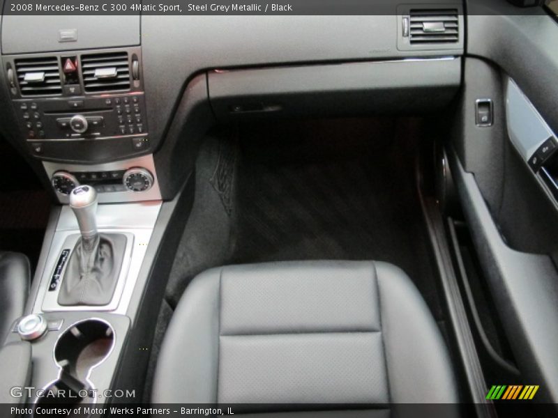 Steel Grey Metallic / Black 2008 Mercedes-Benz C 300 4Matic Sport