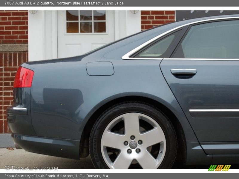 Northern Blue Pearl Effect / Sand Beige 2007 Audi A8 L 4.2 quattro