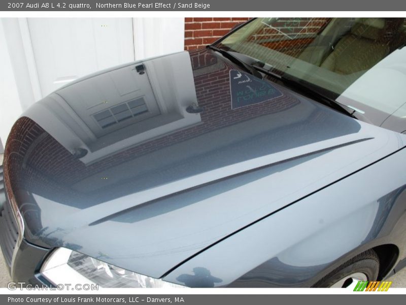 Northern Blue Pearl Effect / Sand Beige 2007 Audi A8 L 4.2 quattro