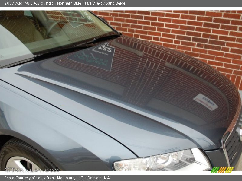 Northern Blue Pearl Effect / Sand Beige 2007 Audi A8 L 4.2 quattro