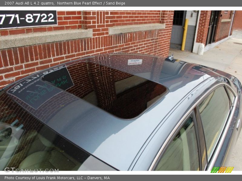 Northern Blue Pearl Effect / Sand Beige 2007 Audi A8 L 4.2 quattro