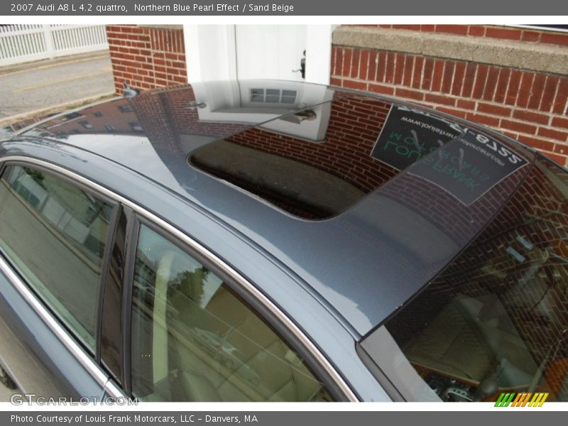 Northern Blue Pearl Effect / Sand Beige 2007 Audi A8 L 4.2 quattro