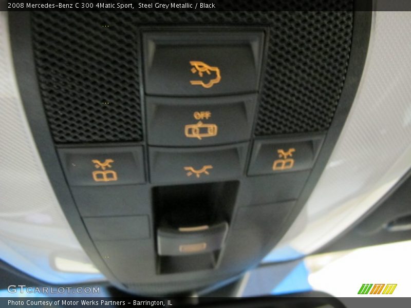 Steel Grey Metallic / Black 2008 Mercedes-Benz C 300 4Matic Sport