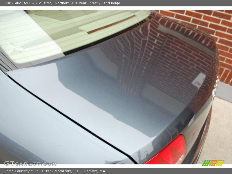Northern Blue Pearl Effect / Sand Beige 2007 Audi A8 L 4.2 quattro
